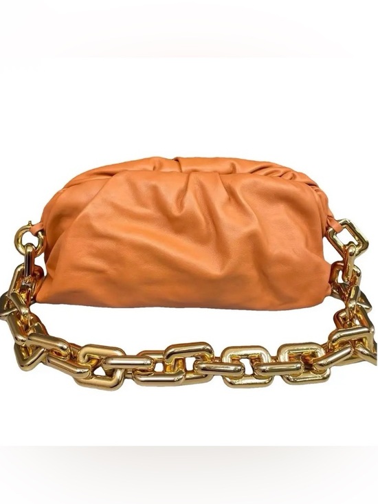 Bottega Veneta Handbags - Bottega Veneta The Pouch calfskin leather chain handbag with COA